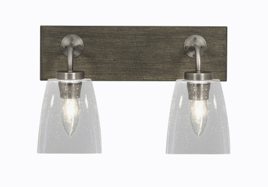 Oxbridge 2 Light Vanity Light 16 Inch Tall Length by Toltec - 1772-GPDW-460