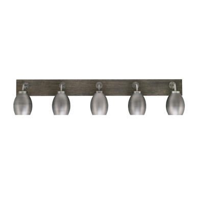 Oxbridge 5 Light Metal Shade Vanity Light 46.5 Inch Length by Toltec - 1775-GPDW-426-GP