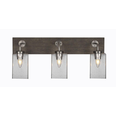 Oxbridge 3 Light Vanity Light 10.25 Inch Tall by Toltec - 1773-GPDW-530