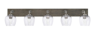 Oxbridge 5 Light Vanity Light 46.75 Inch Length by Toltec - 1775-GPDW-4810