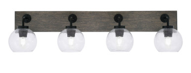 Oxbridge 4 Light Vanity Light 36.5 Inch Length by Toltec - 1774-GPDW-4100