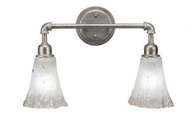 Vintage 2 Light Vanity Light 18.5 Inch Length by Toltec - 182--13-185