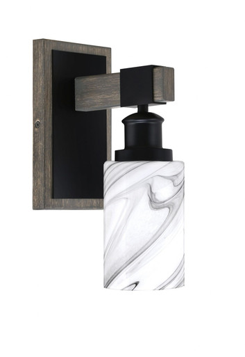 Tacoma 1 Light Wall Sconce 11.5 Inch Tall by Toltec - 1841-MBDW-3001