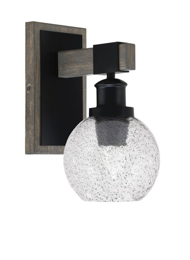 Tacoma 1 Light Wall Sconce 10.5 Inch Tall by Toltec - 1841-MBDW-4100