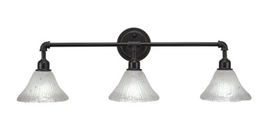 Vintage 3 Light Vanity Light 33 Inch Length by Toltec - 183--11-33