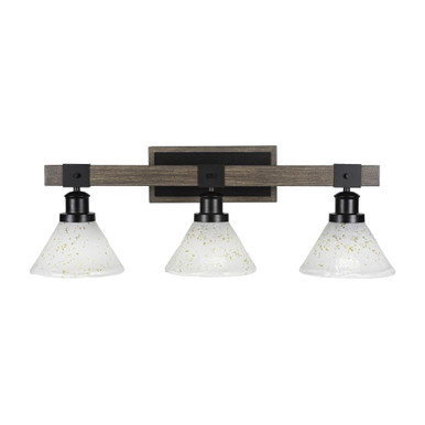 Tacoma 3 Light Vanity Light 27.5 Inch Length by Toltec - 1843--95-275