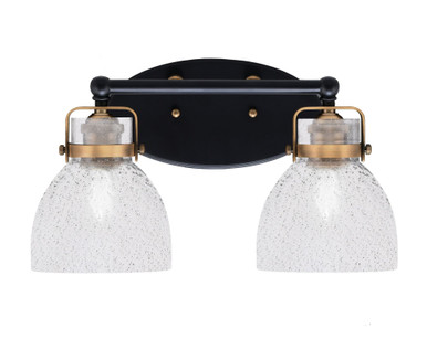 Easton 2 Light Vanity Light 16 Inch Wide by Toltec - 1932-MBBR-4111