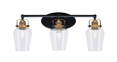 Easton 3 Light Vanity Light 25 Inch Length by Toltec - 1933-WHBN-210