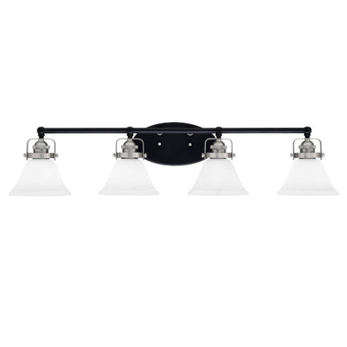 Easton 4 Light Vanity Light 36.25 Inch Length by Toltec - 1934-MBBN-311