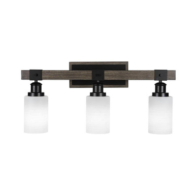 Tacoma 3 Light Down Vanity Light 25.25 Inch Length by Toltec - 1843--1175-2525