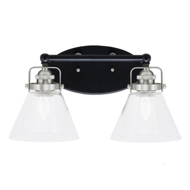 Easton 2 Light Vanity Light 17 Inch Length by Toltec - 1932-MBBR-302