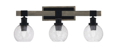 Tacoma 3 Light Vanity Light 26.25 Inch Length by Toltec - 1843-MBDW-4100