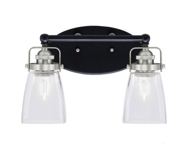 Easton 2 Light Vanity Light 14.5 Inch Length by Toltec - 1932-MBBR-460