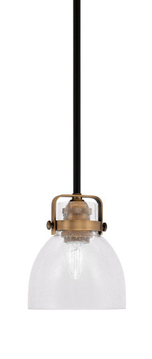 Easton 1 Light Small Pendant 6 Inch Wide by Toltec - 1941-MBBR-4110