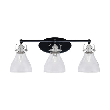 Easton 3 Light Vanity Light 26.25 Inch Length by Toltec - 1933-WHBN-4760