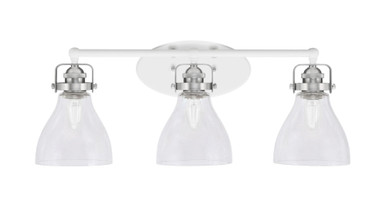 Easton 3 Light Vanity Light 26.25 Inch Length by Toltec - 1933-WHBN-4760