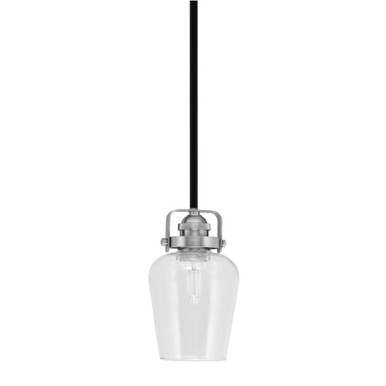 Easton 1 Light Mini Pendant 8.5 Inch Tall by Toltec - 1941-MBBR-210
