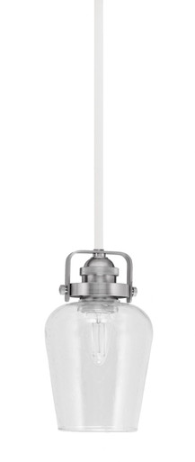 Easton 1 Light Mini Pendant 8.5 Inch Tall by Toltec - 1941-MBBR-210