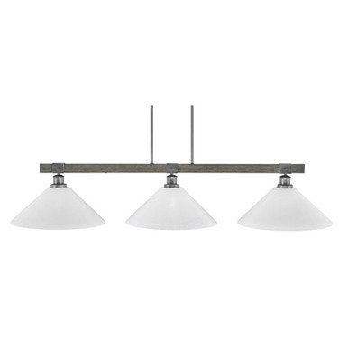 Tacoma 3 Light Large Island Pendant by Toltec - 1863-GPDW-318