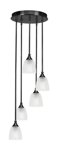 Empire 5 Light Medium Pendant 14.5 Inch Wide by Toltec - 2145-145-1025-