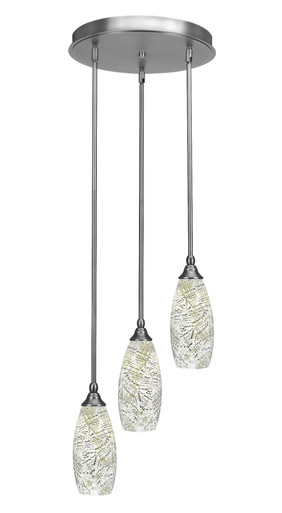 Empire 3 Light Medium Pendant 16.75 Inch Tall by Toltec - 2143-1425-1675