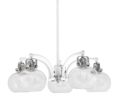 Easton 5 Light Medium Chandelier by Toltec 1945-WHBN-202 - 1945-WHBN-202