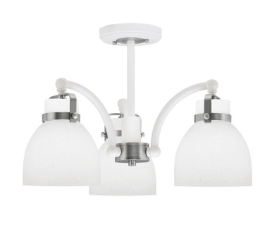 Easton 3 Light 16.75 Inch Wide Semi Flush Mount by Toltec - 1947-16751325