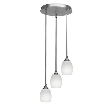 Empire 3 Light Medium Pendant 14 Inch Wide by Toltec - 2143-14-11