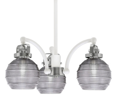 Easton 3 Light Small Chandelier by Toltec 1943-MBBN-4760 - 1943-MBBN-4760
