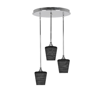 Empire 3 Light Small Chandelier by Toltec 2183-BN-4490 - 2183-1875105