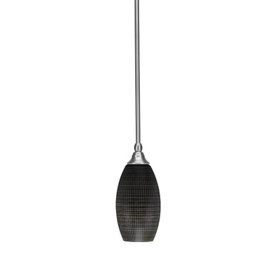 Stem 1 Light Stem Hung Mini Pendant 10.75 Inch Tall by Toltec - 23-10.75