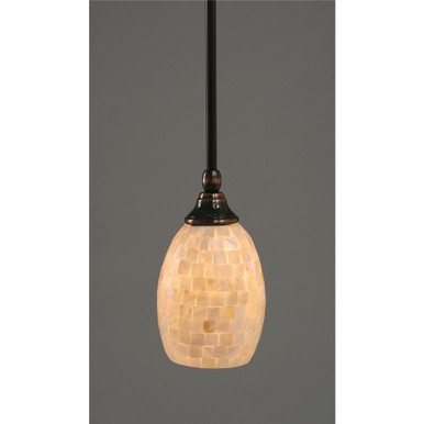 Any 1 Light Stem Mini Pendant 9 Inch Tall by Toltec - 23-5-9-