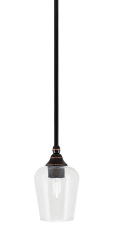 1 Light Stem Hung Mini Pendant 8.5 Inch Tall by Toltec - 23-BC-210