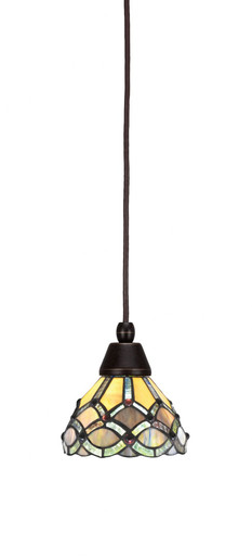 Any 1 Light Mini Pendant 7.25 Inch Tall by Toltec - 22-DG-500