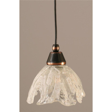Any 1 Light Small Pendant 6.75 Inch Tall by Toltec - 22-7-675-