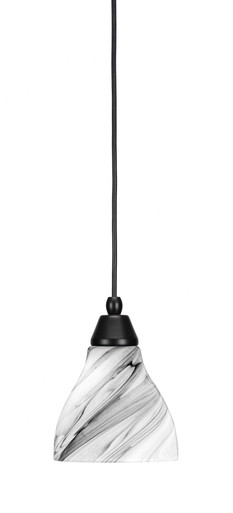 Any 1 Light Steel Small Pendant 8.25 Inch Tall by Toltec - 22-BN-4625
