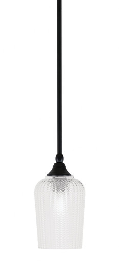 1 Light Stem Hung Mini Pendant 9.5 Inch Tall by Toltec - 23-BC-4250