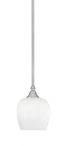 1 Light Stem Hung Small Pendant 8.25 Inch Tall by Toltec - 23-BC-4810