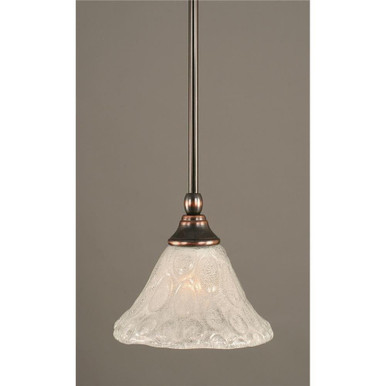 Any 1 Light Hang Straight Swivel Small Pendant 7 Inch Wide by Toltec - 23-7-625-