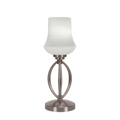 Marquise 1 Light Accent Table Lamp 15 x 5.5 Inches by Toltec - 2410-BN-681