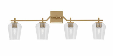 Corbin 4 Light Bath Bar 10.75 Inch Tall and 35.25 Inch Length by Toltec - 2314-1075-3525