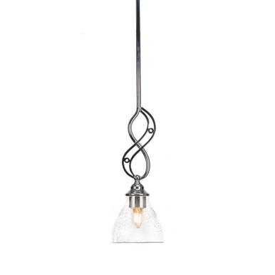 Jazz 1 Light Small Pendant 17 Inch Tall by Toltec - 232-62517
