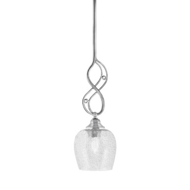 Jazz 1 Light Small Pendant 17.25 Inch Tall by Toltec - 232-61725