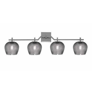 Corbin 4 Light Bath Bar 10 Inch Tall and 35.75 Inch Length by Toltec - 2314-10-3575