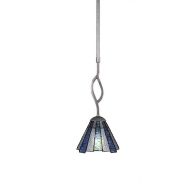 Revo 1 Light Small Pendant 14.5 Inch Tall by Toltec - 240-7-145-
