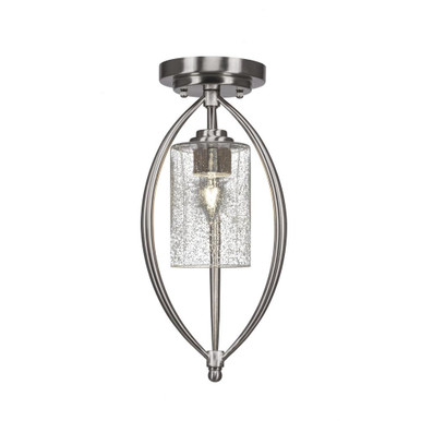 Marquise 1 Light 5.75 Inch Wide Semi Flush Mount by Toltec - 2417-5751525