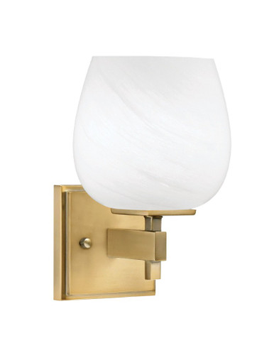 Corbin 1 Light Wall Sconce 9.5 Inch Tall and 6 Inch Wide by Toltec - 2311-95-6