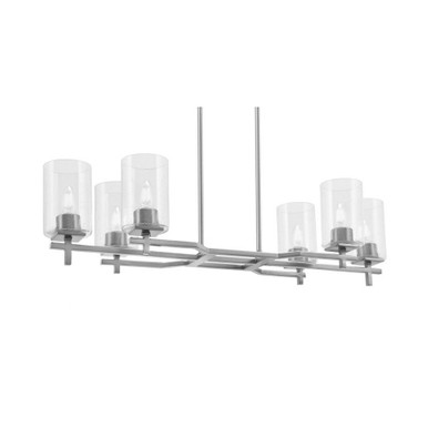 Corbin 6 Light Island 8.25 Inch Tall and 12.25 Inch Wide by Toltec - 2326-825-1225