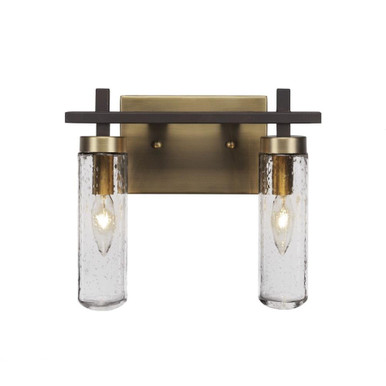 Salinda 2 Light Vanity Light by Toltec - 2512-ESBR-600