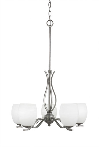 Revo 5 Light Medium Chandelier by Toltec 245-2025185 - 245-2025185